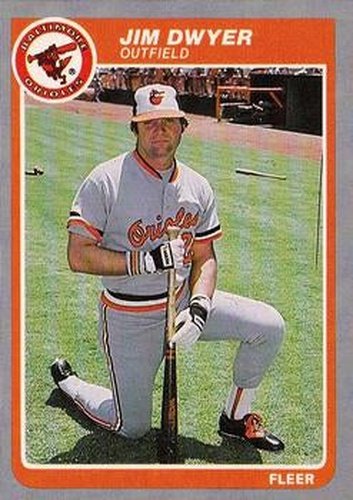 #176 Jim Dwyer - Baltimore Orioles - 1985 Fleer Baseball