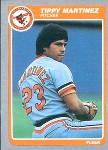 #182 Tippy Martinez - Baltimore Orioles - 1985 Fleer Baseball