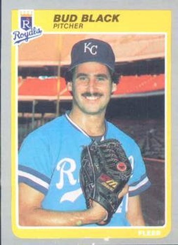 #198 Bud Black - Kansas City Royals - 1985 Fleer Baseball