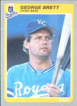 #199 George Brett - Kansas City Royals - 1985 Fleer Baseball