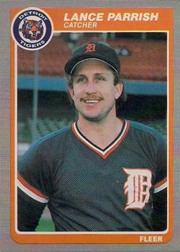 #19 Lance Parrish - Detroit Tigers - 1985 Fleer Baseball