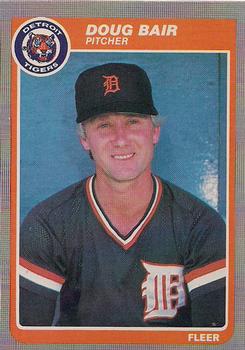 #1 Doug Bair - Detroit Tigers - 1985 Fleer Baseball