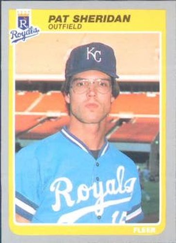 #213 Pat Sheridan - Kansas City Royals - 1985 Fleer Baseball