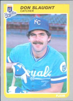 #214 Don Slaught - Kansas City Royals - 1985 Fleer Baseball