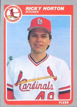 #227 Ricky Horton - St. Louis Cardinals - 1985 Fleer Baseball