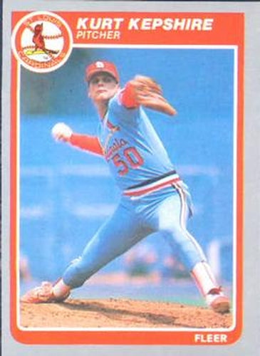 #230 Kurt Kepshire - St. Louis Cardinals - 1985 Fleer Baseball