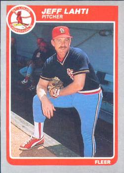 #231 Jeff Lahti - St. Louis Cardinals - 1985 Fleer Baseball