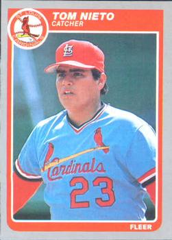 #235 Tom Nieto - St. Louis Cardinals - 1985 Fleer Baseball