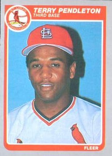 #236 Terry Pendleton - St. Louis Cardinals - 1985 Fleer Baseball