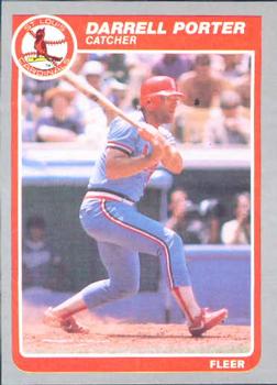 #237 Darrell Porter - St. Louis Cardinals - 1985 Fleer Baseball