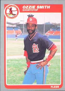 #240 Ozzie Smith - St. Louis Cardinals - 1985 Fleer Baseball