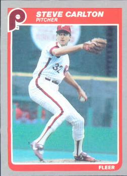 #246 Steve Carlton - Philadelphia Phillies - 1985 Fleer Baseball