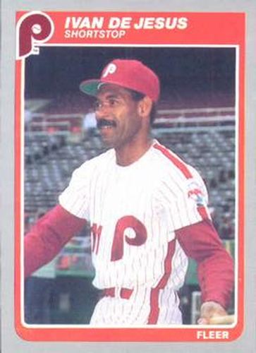#248 Ivan DeJesus - Philadelphia Phillies - 1985 Fleer Baseball