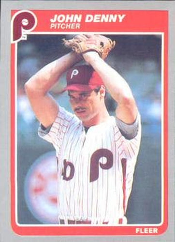 #249 John Denny - Philadelphia Phillies - 1985 Fleer Baseball