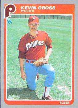 #252 Kevin Gross - Philadelphia Phillies - 1985 Fleer Baseball