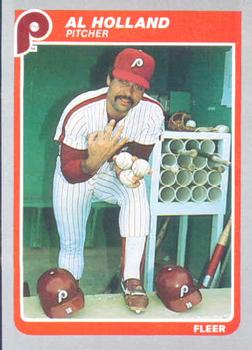#254 Al Holland - Philadelphia Phillies - 1985 Fleer Baseball