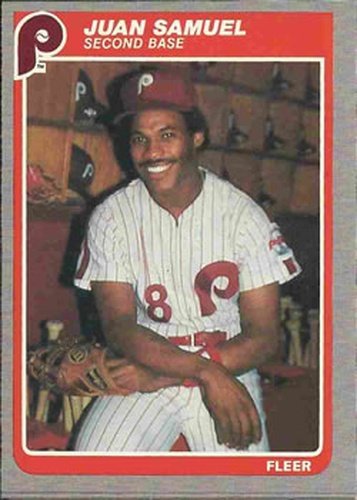 #264 Juan Samuel - Philadelphia Phillies - 1985 Fleer Baseball