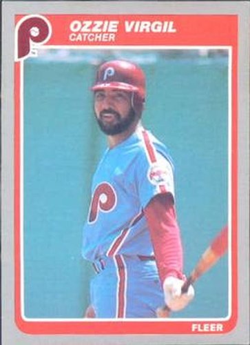 #267 Ozzie Virgil - Philadelphia Phillies - 1985 Fleer Baseball