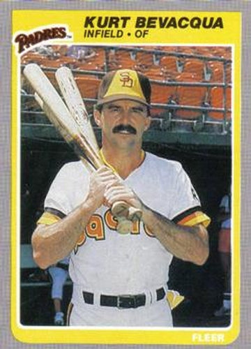 #26 Kurt Bevacqua - San Diego Padres - 1985 Fleer Baseball