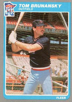 #271 Tom Brunansky - Minnesota Twins - 1985 Fleer Baseball