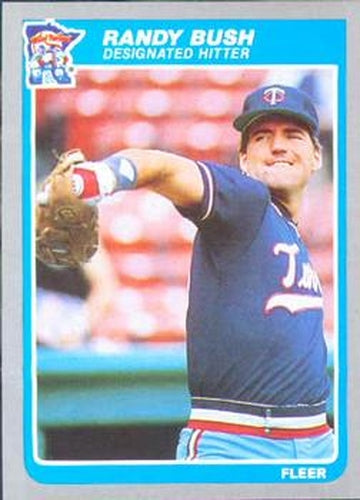#272 Randy Bush - Minnesota Twins - 1985 Fleer Baseball