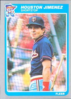#282 Houston Jimenez - Minnesota Twins - 1985 Fleer Baseball