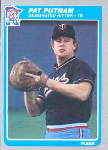 #287 Pat Putnam - Minnesota Twins - 1985 Fleer Baseball