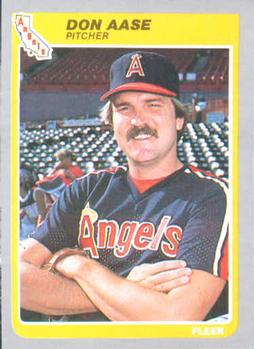 #293 Don Aase - California Angels - 1985 Fleer Baseball