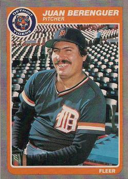 #2 Juan Berenguer - Detroit Tigers - 1985 Fleer Baseball