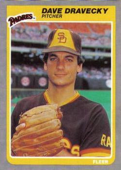 #30 Dave Dravecky - San Diego Padres - 1985 Fleer Baseball