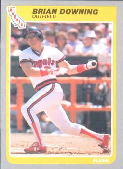 #300 Brian Downing - California Angels - 1985 Fleer Baseball