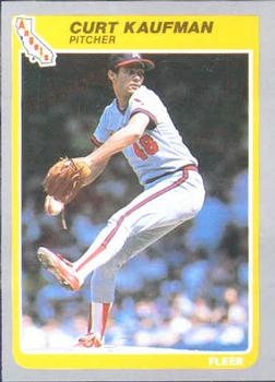 #305 Curt Kaufman - California Angels - 1985 Fleer Baseball