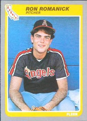 #309 Ron Romanick - California Angels - 1985 Fleer Baseball