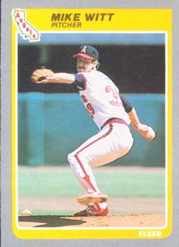 #316 Mike Witt - California Angels - 1985 Fleer Baseball