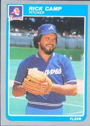 #321 Rick Camp - Atlanta Braves - 1985 Fleer Baseball