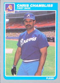 #322 Chris Chambliss - Atlanta Braves - 1985 Fleer Baseball
