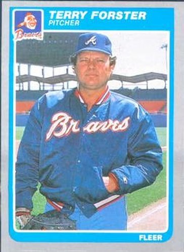 #324 Terry Forster - Atlanta Braves - 1985 Fleer Baseball