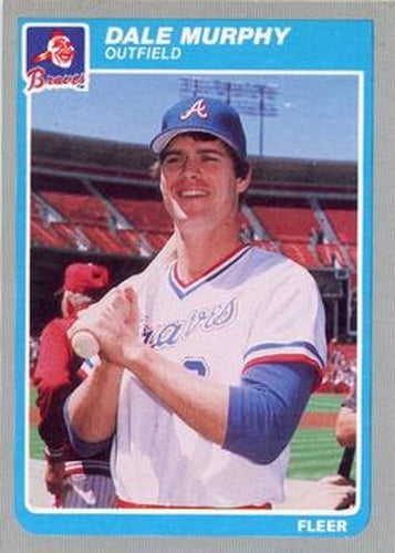 #335 Dale Murphy - Atlanta Braves - 1985 Fleer Baseball