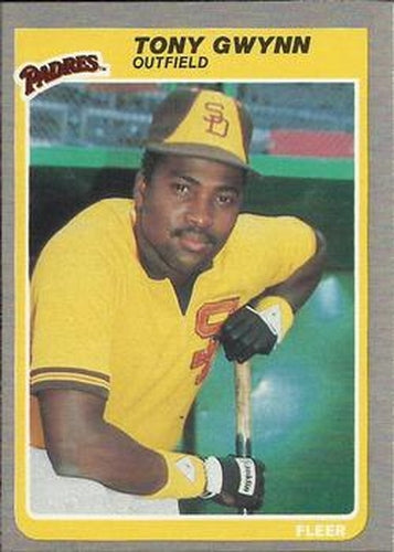 #34 Tony Gwynn - San Diego Padres - 1985 Fleer Baseball