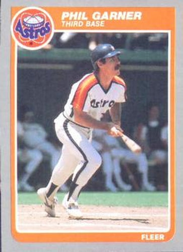 #351 Phil Garner - Houston Astros - 1985 Fleer Baseball
