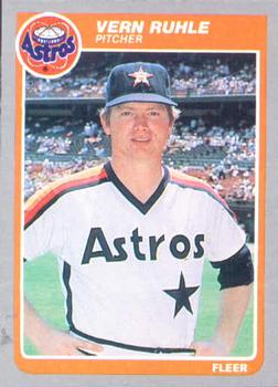 #358 Vern Ruhle - Houston Astros - 1985 Fleer Baseball