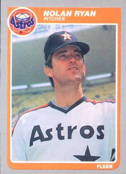 #359 Nolan Ryan - Houston Astros - 1985 Fleer Baseball