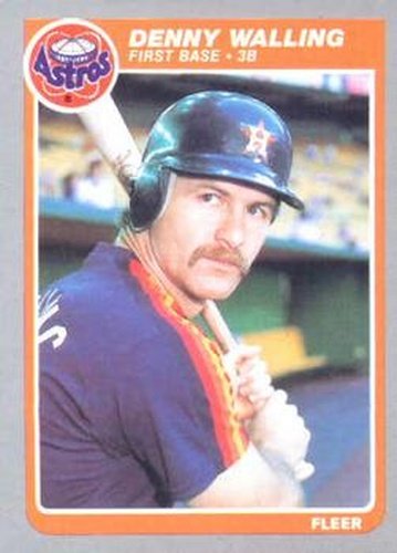 #365 Denny Walling - Houston Astros - 1985 Fleer Baseball