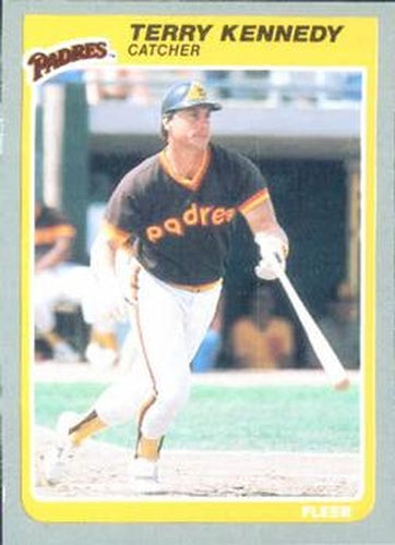 #37 Terry Kennedy - San Diego Padres - 1985 Fleer Baseball