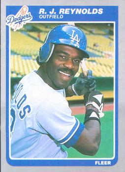 #381 R.J. Reynolds - Los Angeles Dodgers - 1985 Fleer Baseball