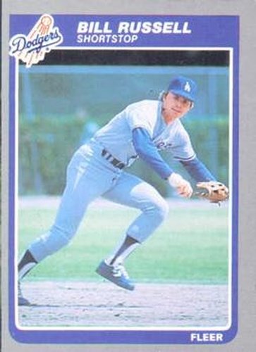 #383 Bill Russell - Los Angeles Dodgers - 1985 Fleer Baseball