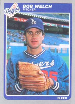 #388 Bob Welch - Los Angeles Dodgers - 1985 Fleer Baseball