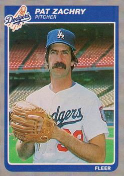 #391 Pat Zachry - Los Angeles Dodgers - 1985 Fleer Baseball