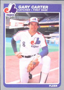 #393 Gary Carter - Montreal Expos - 1985 Fleer Baseball