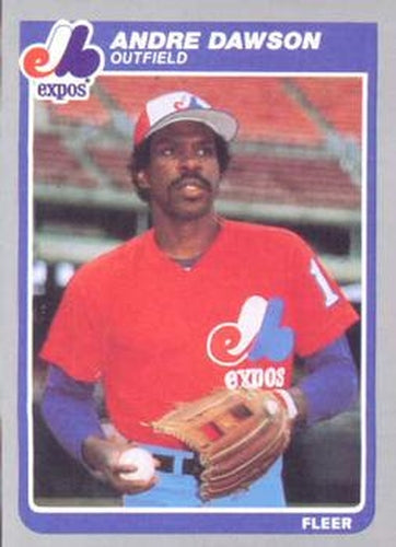 #394 Andre Dawson - Montreal Expos - 1985 Fleer Baseball